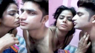 Indian love kisses her sex partner who films a XXX movie about their life