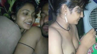 Sex lover films Indian whore with naked XXX tits before she gets dressed