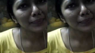 XXX Indian wife flashes nipples to sex friend filming how he touches them