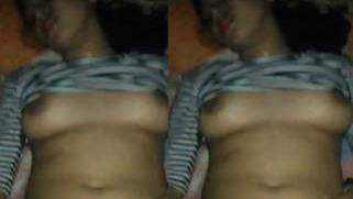 Desi female tries to sleep while sex addicted man films on XXX camera