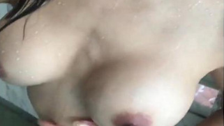 Desi woman flashes her naked XXX body washing it in the sex shower