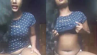 Indian woman deletes clothes to stay in XXX bra and panties on sex cam