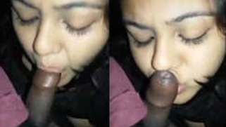 Sexy Desi babe has oral sex with man who touches her XXX boobies