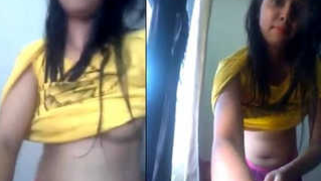 Indian female is sex addicted and she films her own XXX show on camera | XXX Video on AllSex.XXX