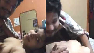 Desi sex girl fools around with her sex partner for a XXX show