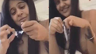 Teen exposes her XXX body and prepares a condom for subsequent sex