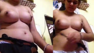 Sex body parts are showed off on camera by a natural XXX Indian girl