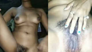 Desi chick takes sex sari off and demonstrates her XXX body parts