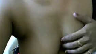 Hot Desi woman wears a bra that hides her XXX boobs from sex fans