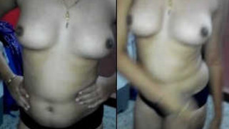 Desi in black bra comes closer to sex camera for XXX striptease