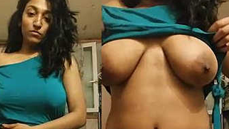 Indian love has sex melons so it's her XXX job to show them off on cam