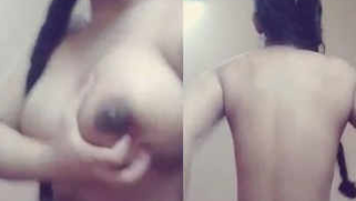 Desi discloses her XXX body paying extra sex attention to the coconuts