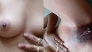 Desi gets naked and ineptly masturbates her XXX twat getting sex delight