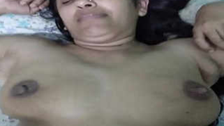 Naked Desi aunty spreads legs inviting hubby to fuck her XXX twat