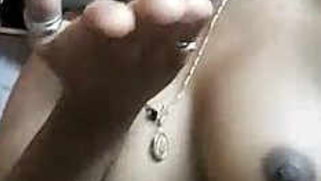 Eccentric Desi girl is naked and ready to show BF all her XXX assets