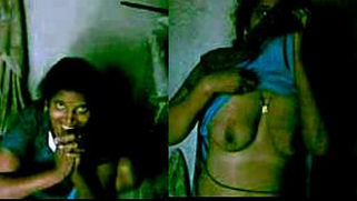 Joyful Desi girl finds courage to show friend her boobs and XXX twat