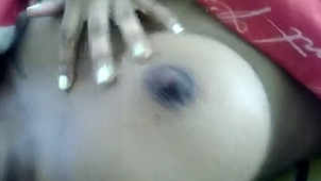 Pretty Desi belle wakes up and decides to touch own juicy XXX boobs