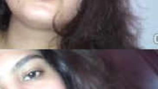 Excited Desi woman touches jugs and XXX muff while waiting for BF