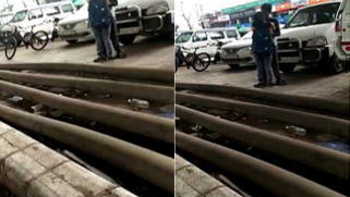 Young Desi couple makes out not knowing XXX voyeur spies on them