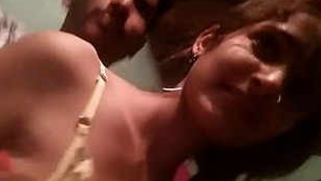 Innocent Desi gal lies on floor and gets her XXX bush impaled by BF