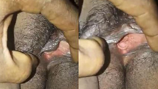 Man had nothing to do and so he filmed porn with Indian MILF's muff