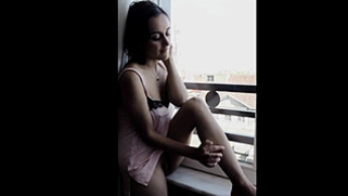 Indian girl wants to be happy and finds the way through masturbation porn