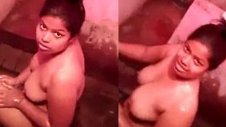 Naughty Indian slut with a wonderful booty unwillingly takes part in porn