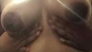 Young Indian woman knows that sex men want to see XXX titties shaken