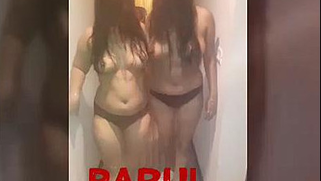 Desi gals lose sex bet and have to walk in corridor with XXX tits exposed