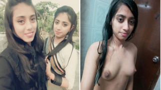 In sex clip Desi teen demonstrates nipples and perfectly shaved XXX twat