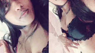 Classy Indian sex diva shows XXX tits and pussy specially for her BF