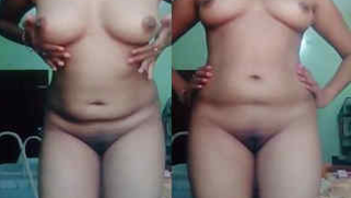 Desi teen hopes to get money from sex addicted guys for XXX striptease