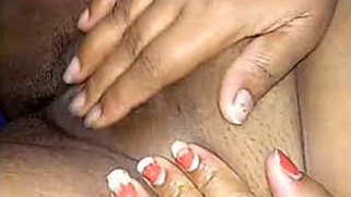 Desi woman spreads her XXX pussy lips and masturbates sex erogenous zone