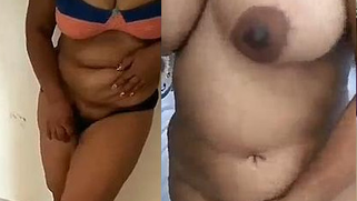 Indian wife gets naked in a sex way and goes to wash her XXX body