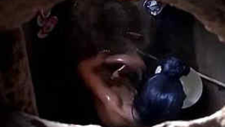 XXX cameraman finds a hole in the floor to films his sex flame naked