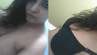 Sexy Desi girl is proud of her XXX melons and it's easy to understand why