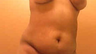 Solo sex video begins with chubby Indian woman showing XXX assets on cam