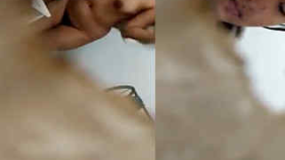 Boy spies on nude Indian neighbor who prepares for sex in XXX shower