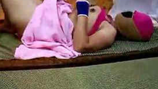 Masked Desi MILF provocatively shows XXX curves while waiting for sex