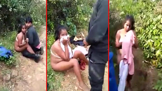 Skandal private video as Desi couple caught in woods