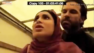 Two Desi muslim womans in hijab forced sex in garage