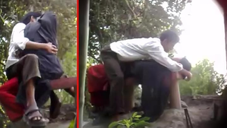 Hidden cam porn! As outdoors of an Desi52 amateur couple she in hijab