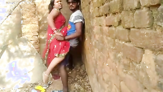 Desi52 big boobs aunty fucked by outside hot XXX video