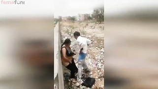 Sexy slutty wife cheats on husband at construction site and gets caught | XXX Video on AllSex.XXX