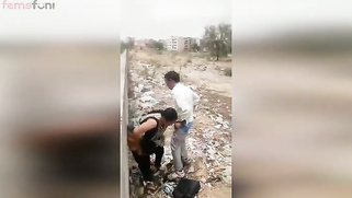 Sexy slutty wife cheats on husband at construction site and gets caught | XXX Video on AllSex.XXX