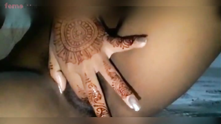 Newly-wed Pakistani wife nude show with mehendi masturbation | XXX Video on AllSex.XXX