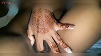 Newly-wed Pakistani wife nude show with mehendi masturbation | XXX Video on AllSex.XXX