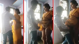 South Indian Maid fucked by owner when his wife no home