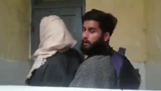 Hijab cheating Desi wife fucked in toilet while husband drinks coffee