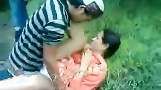 Desi lewd aunty fucked by three boys in forest for money | XXX Video on AllSex.XXX